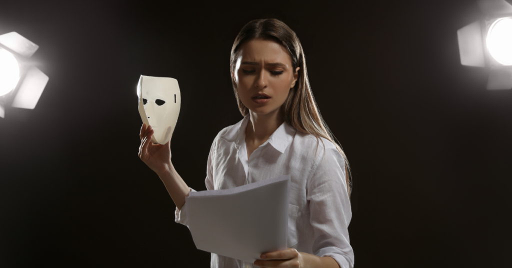 Actress uses substitution technique in acing